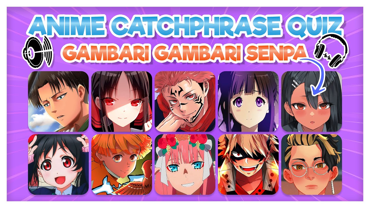 Anime voice Quiz 🧩⌛️ - Guess The Character From Catchphrase - Bilibili