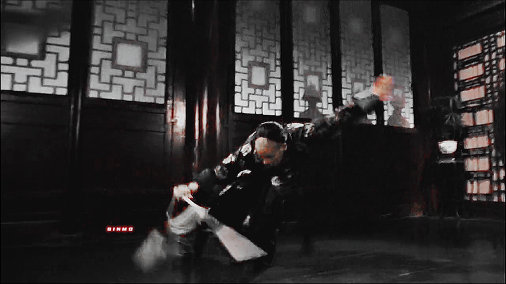 “Picking up my sword to examine it while drunk”