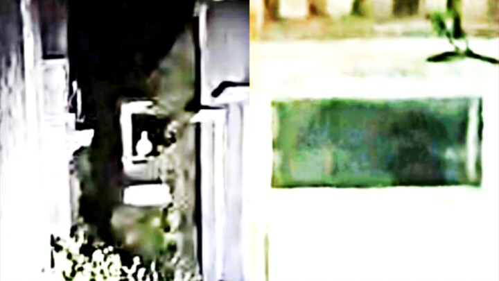 Outdoor Adventure: Little Dragon plays the chopstick-standing game in an old house in a desolate vil