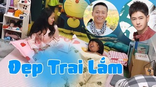 Thử Thách Cắt Tóc Kiểu Anh LÂM CHÍ DĨNH Nhưng Ni Nói Giống QUANG LINH VLOG | Hy và Ni Troll