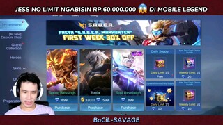 JESS NO LIMIT NGABISIN 60JT DIMOBILE LEGEND ❗❓