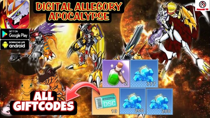 Digital Allegory: Apocalypse Gameplay - Free 5 Giftcode - Digimon RPG Game Android