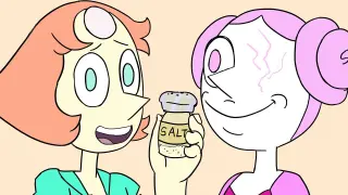 Salt Squad ( Pearl , Pink Pearl, White Pearl, Yellow Pearl, Blue Pearl ) Steven Universe episode 78
