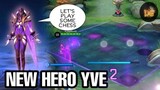 NEW HERO YVE GAMEPLAY USING 3D VIEW in Mobile Legends