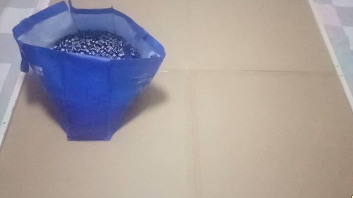 Misaka Mikoto spelled out with 6,000 dice