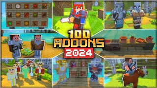 (100+ ADDONS MINECRAFT PE) Modpack Survival Terbaik Di MCPE Terbaru - Better Adventure!