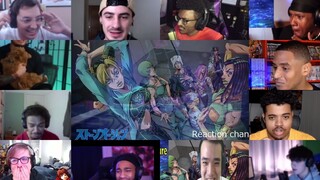 ردود أفعال الأجانب على منشور Stone Ocean OP