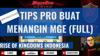 STRATEGI PRO UNTUK MGE [ RISE OF KINGDOMS INDONESIA ]