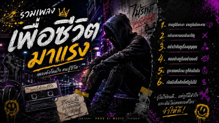 รวมเพลงเพื่อชีวิตมาแรง #เพลงใหม่