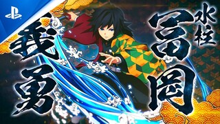 Giyu Tomioko Gameplay Trailer | Demon Slayer: Hinokami Keppuutan