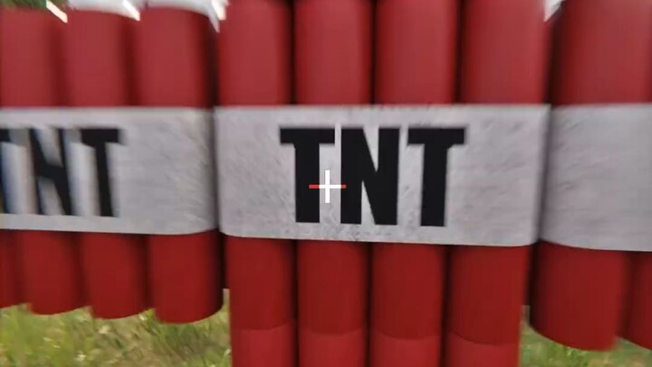 [Minecraft --Real World]TNT phát nổ!