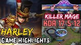 CARRY GAME WITH HARLEY | HARLEY GAME HIGHLIGHTS | Mobile Legends
