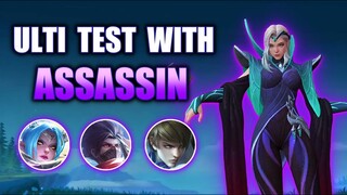 NEW VALENTINA ULTI TEST ON ASSASSINS | MOBILE LEGENDS