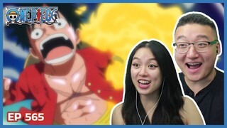 RED HAWK!!! 😭🔥🔥 | One Piece Episode 565 Couples Reaction & Discussion