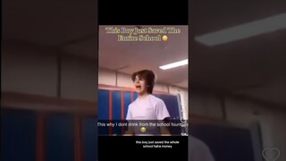 This Boy Just “Saved” The Entire School 😨 #interesting