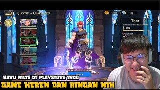 BARU RILIS DI PLAYSTORE INDONESIA ! Myth: Gods of Asgard  - Mobile ~ RINGAN BANGET INI GAME !