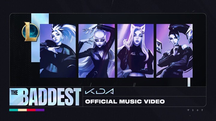 K/DA - THE BADDEST ft. (G)I-DLE, Bea Miller, Wolftyla (Official Lyric Video) | League of Legends