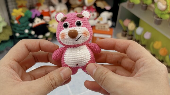 Strawberry Bear Easy Tutorial ~ Diagram at the End