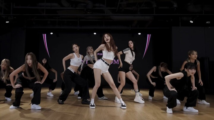 Pink venom dance practice