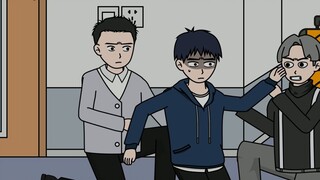In a four-person dormitory at university, one of my roommates suddenly talked in his sleep late at n