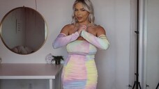 FASHION NOVA DENIM + DRESSES TRY ON HAUL | denim bikini?! shook!!