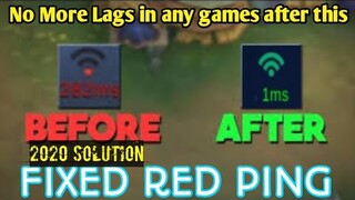 How to fix High Ping in ML, PUBG, COD and any games 2020 | step by step with clear tutorial