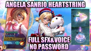 SCRIPT SKIN ANGELA SANRIO HEARTSTRING HELLO KITTY FULL EFFECTS VOICE NO PASSWORD - MOBILE LEGENDS