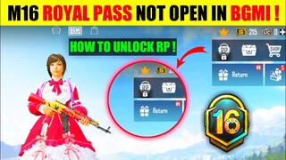 M16 Royal Pass Not Showing in Bgmi | The Current Royal Pass Has Ended A New Royal Pass Will Begin