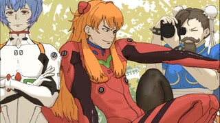 自己oc去漫展cos明日香