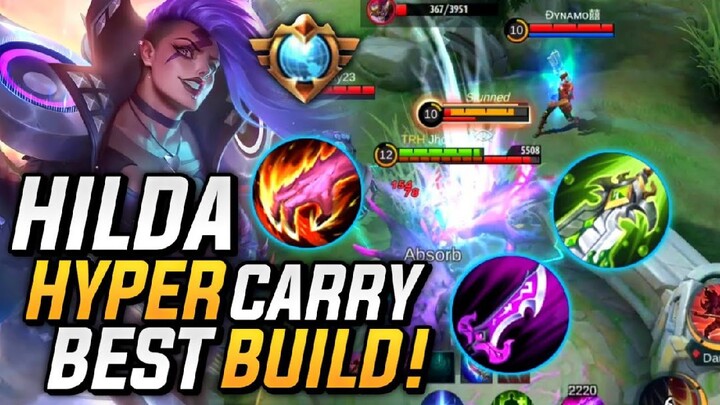 HILDA IS THE NEW CARRY! | TOP GLOBAL HILDA HYPER CARRY BEST BUILD 2022