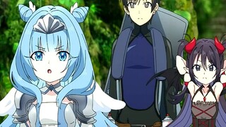 The hero gets two god-level servants and starts to live a life of ease.
