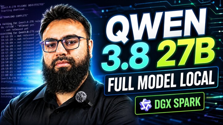 Qwen3.8-27B JUST DROPPED… I Ran the Full Model Locally on a DGX Spark