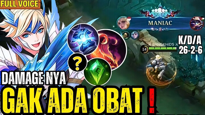 BUILD KIMMY TERSAKIT 2026! DAMAGE NYA GA ADA OBAT - Mobile Legends