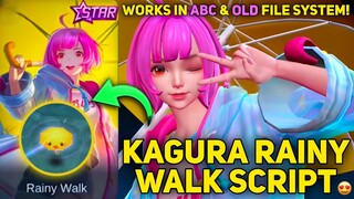 Kagura Rainy Walk Skin Script with In Lobby Sounds | ABC File | Kagura Starlight Skin