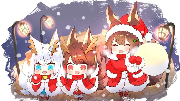 Akagi X Kaga X Amagi Chibi [Merry Christmas Azur Lane]