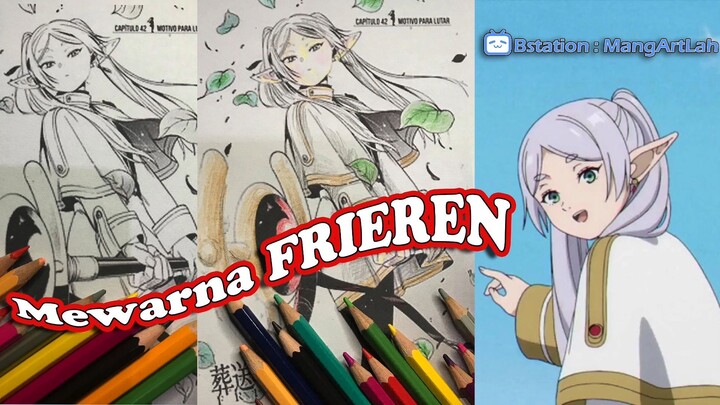 Mewarna gambar dari Frieren