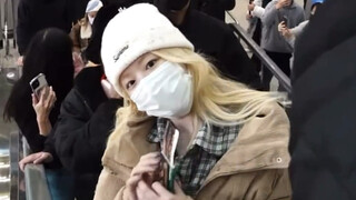 (G)I-DLE 221201 五宝安全抵达韩国仁川机场