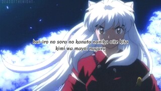 V6 - Change the World with Lyrics ("Inuyasha" anime)