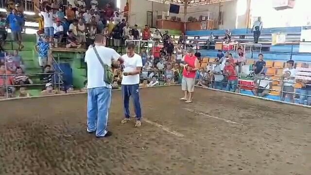 fastestkill with dancing sabungiro😁😁@camalig cockpit arena