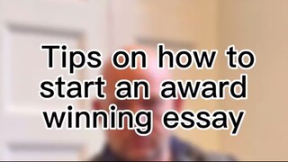 Tips for Writing an Award Winning essay from a John Locke Institute Editorial Director