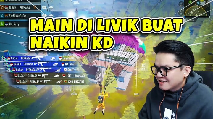 Ke LIVIK Buat Naikin KD??? - Random Squad | PUBG Mobile