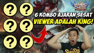 JANGAN DITIRU! KOMBO AJARAN SESAT: VIEWERS ADALAH RAJA!! 6 KOMBO HARAM | Magic Chess Indonesia