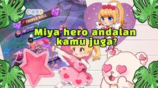 Cantiknya miya dalam menaklukan lawan !