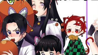 "Kimetsu no Yaiba Character Chronicles" Kanae meledakkan labu yang sangat besar! Tantan tidak tega m