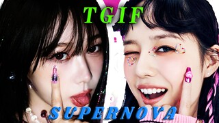 Gadis cantik memukau jalanan, minggir semua! Saat "Supernova" bertemu dengan "TGIF", akulah anak pal