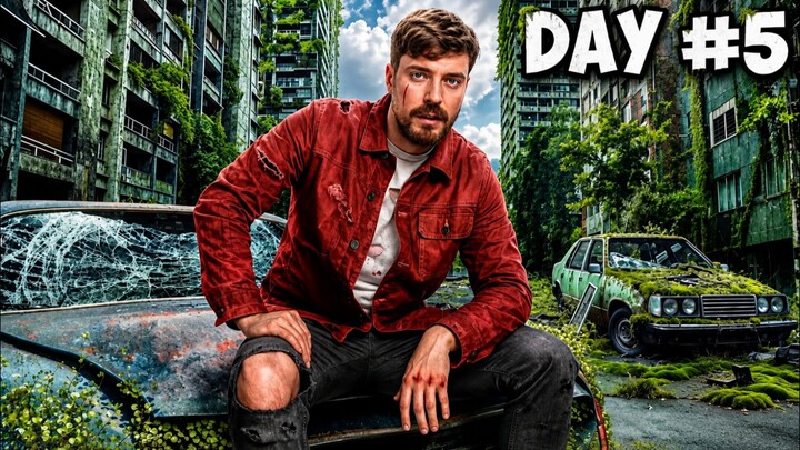 🔥 MrBeast Survives 5 Days in an Abandoned City! 😱 | DAY #5