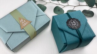 Gift wrapping | Gift wrapping method teaching - two