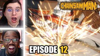 KATANA VS. CHAINSAW! | Chainsaw Man Episode 12 Reaction