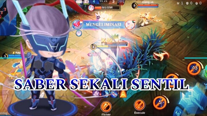 SABER SEKALI SENTIL