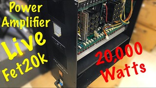 Live Fet20k internal view power amplifier by SDSS pinoy vlog